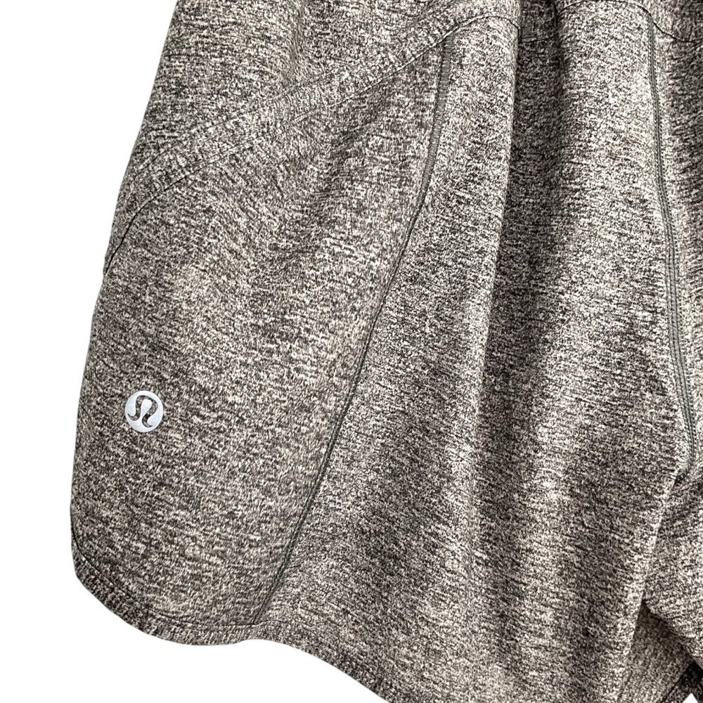 Lululemon Track That Short 5" Heather Lux Multi Black Size 6 - Picture 4 of 6